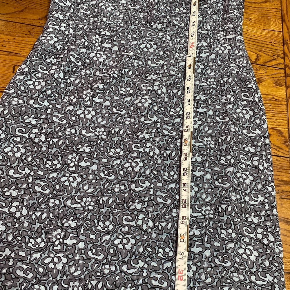 Tory Burch Printed Silk Harriet Sheath Dress SZ 4 In Blue Congo PRISTINE. - Picture 6 of 9